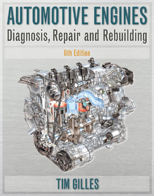 AUTOMOTIVE ENGINES - DIAGNOSIS, REPAIR AND REBUILDING 6 THEDITION - Cover image